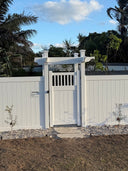 PVC Hamptons Privacy Fence Panel