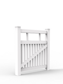 PVC Heritage Picket Fence Gate