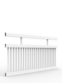 PVC Heritage Picket Fence Panel