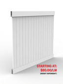 PVC Hamptons Privacy Fence Panel