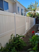 PVC Hamptons Privacy Fence Panel
