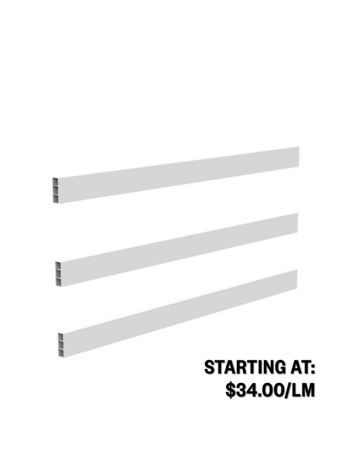 PVC Ranch Rail Fence Panel