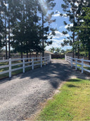 PVC Ranch Rail Fence Panel