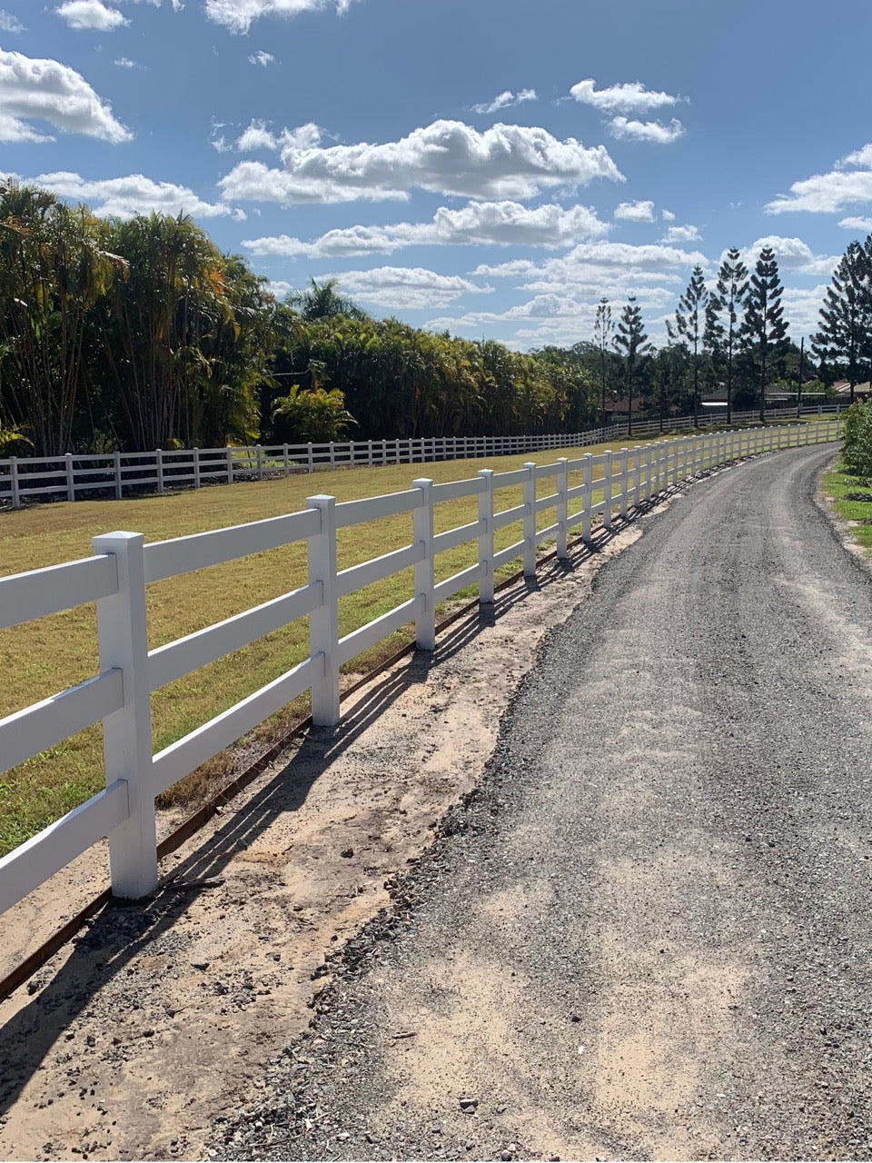 Pvc Anch PVC Ranch Rail Fence Panel – Island Outdoors Australia
