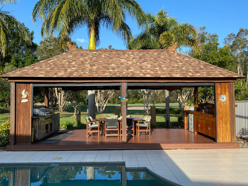 Asphalt Shingles Hut Kit