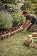Eucalyptus Garden Edging Roll